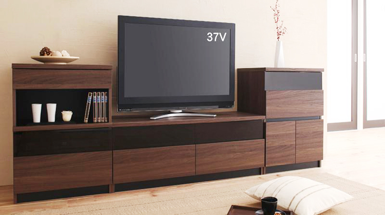美しい木目、組み合わせて使えるオシャレなテレビ台 | Sugure Interior 